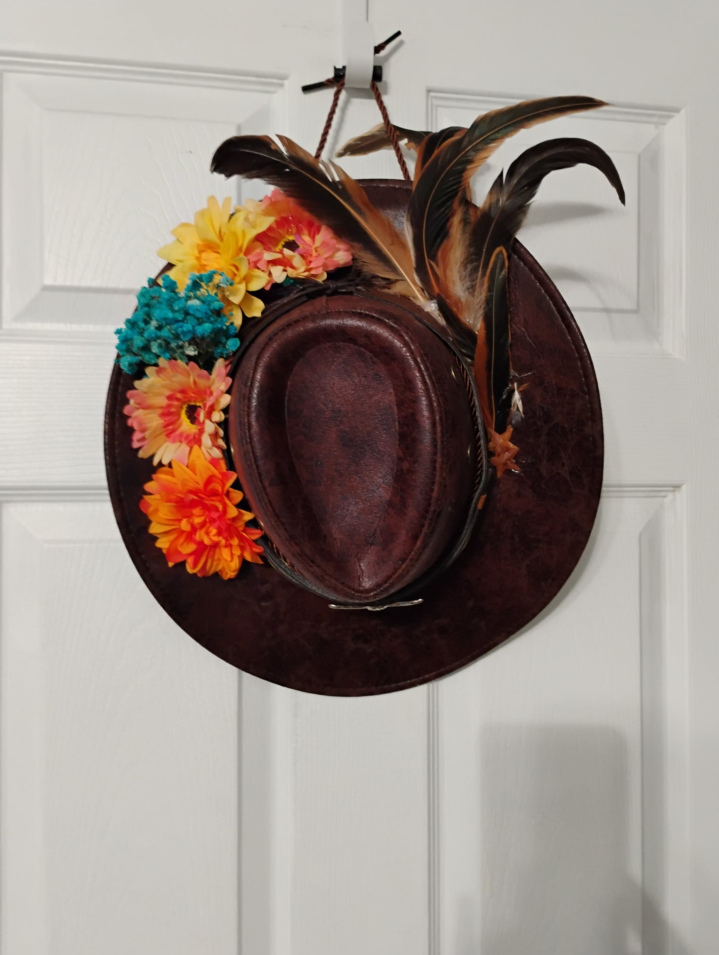 Cowboy Hat with flowers