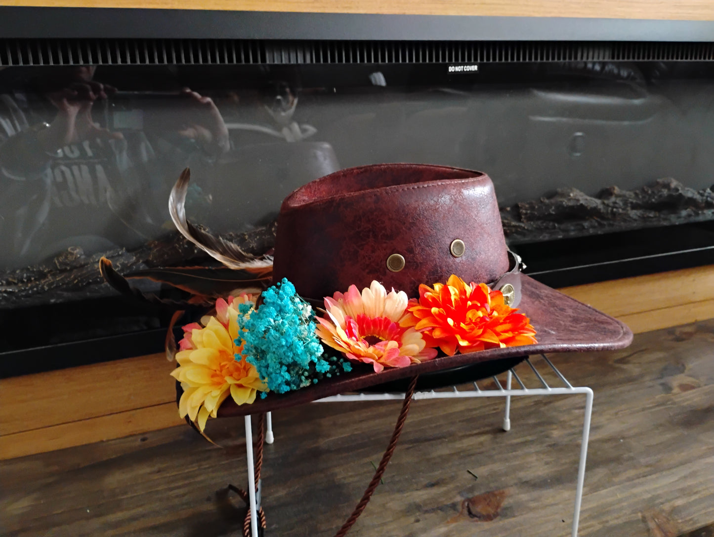 Cowboy Hat with flowers